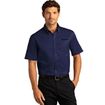 STC102<br>Port Authority® Short Sleeve SuperPro React™Twill Shirt