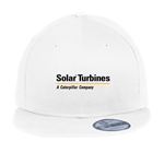 STC201<br>New Era® - Flat Bill Snapback Cap - White