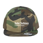 STC201<br>New Era® - Flat Bill Snapback Cap - Camo