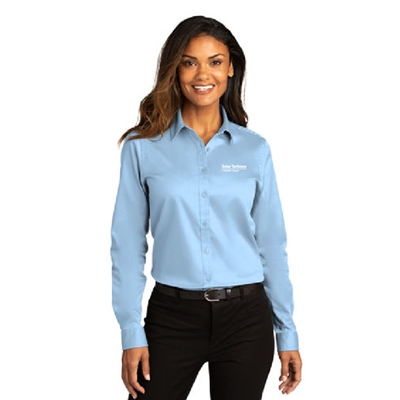 STC101<br>Port Authority® Ladies Long Sleeve SuperPro React ™ Twill Shirt