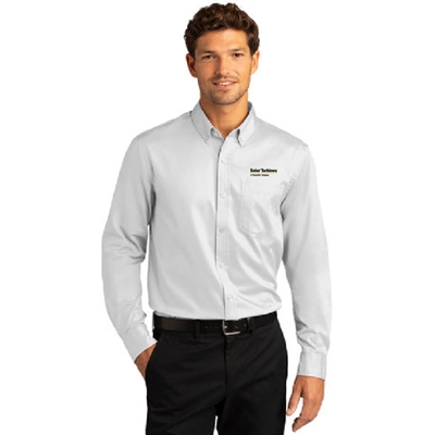 STC103<br>Port Authority® Long Sleeve SuperPro React™ Twill Shirt