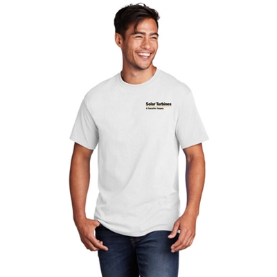 STC111<br>Port & Company® Core Cotton Tee  - White