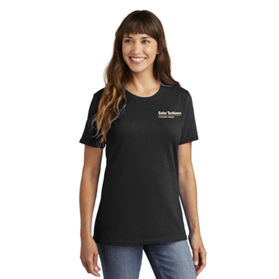 STC112<br>Port & Company® Ladies Core Cotton Tee  - Jet Black