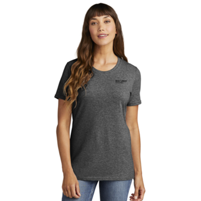 STC112<br>Port & Company® Ladies Core Cotton Tee  - Dark Heather Grey